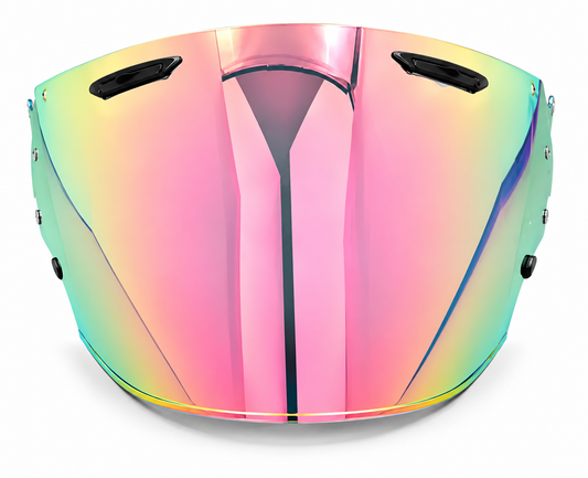 Visière Iridium rose fumé -Casque Arai