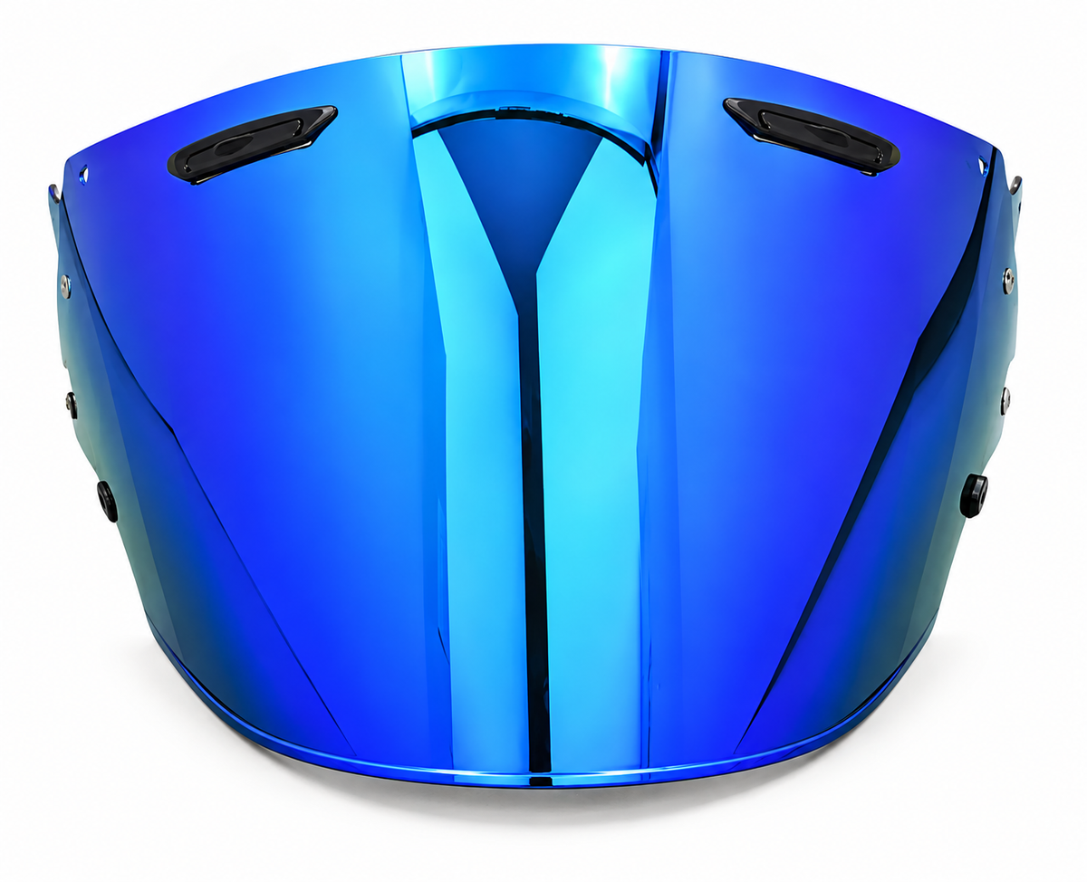 Visière Iridium bleu - Casque Arai