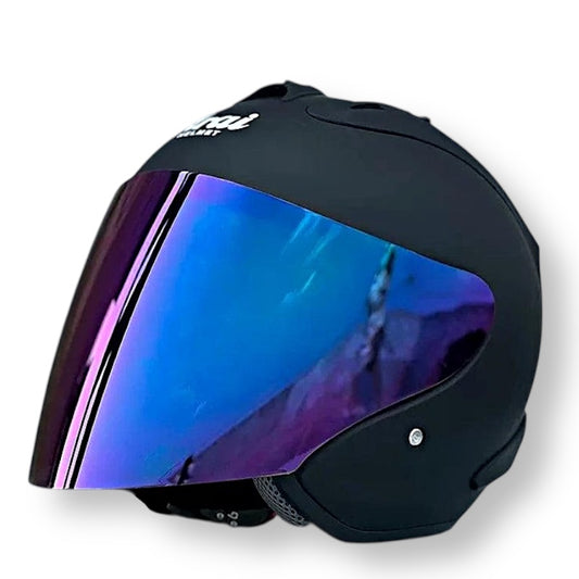 Casque Arai Helmet Ram4 - Noir Mat - Visière Blue Magic