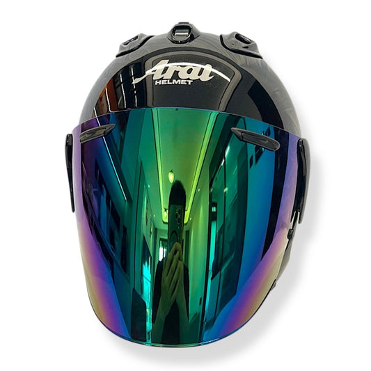 Casque Arai Helmet Ram4 - Noir Brillant - Visière Rainbow
