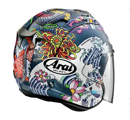 Casque Arai Helmet VZ-RAM - Oriental Blue - Visière Transparente Fumé