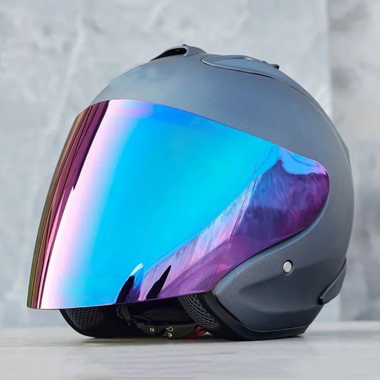 Casque Arai Helmet Ram4 - Gris Mat - Visière Rainbow