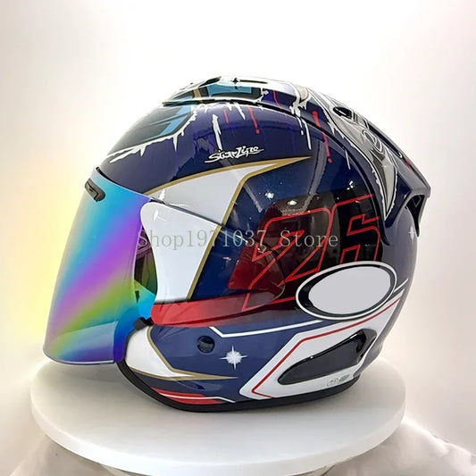 VZ-RAM Nakagami GP2 Half Helmet Unisex Motorcycle Off-Road SZ-R VAS Helmet Downhill Racing Mountain Cross Casco Capacete