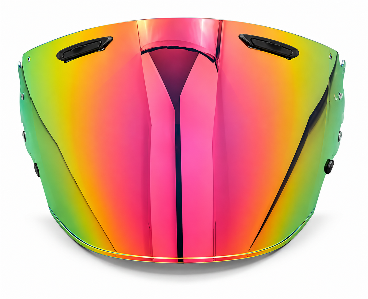 Visière iridium rouge - Casque Arai