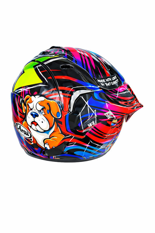 Casque Arai Helmet VZ-RAM - Custom Paint - Cat Race