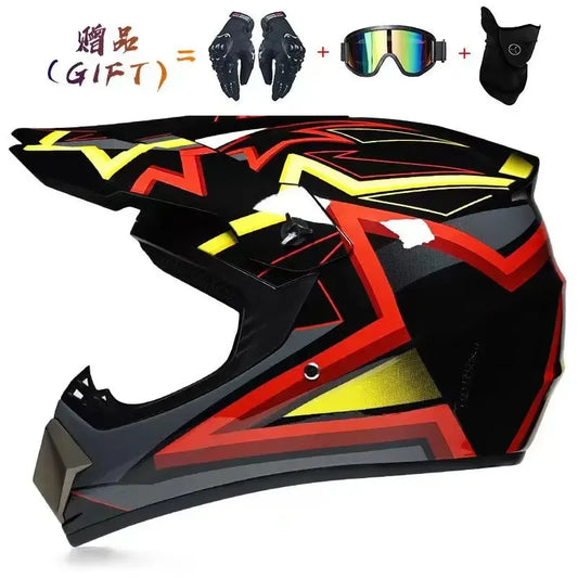 Casque Moto de cross - AccesBike - Iron Man